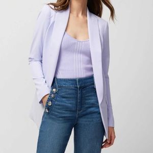 NWT White House Black Market - The Relaxed Blazer - Lavender - Size 8